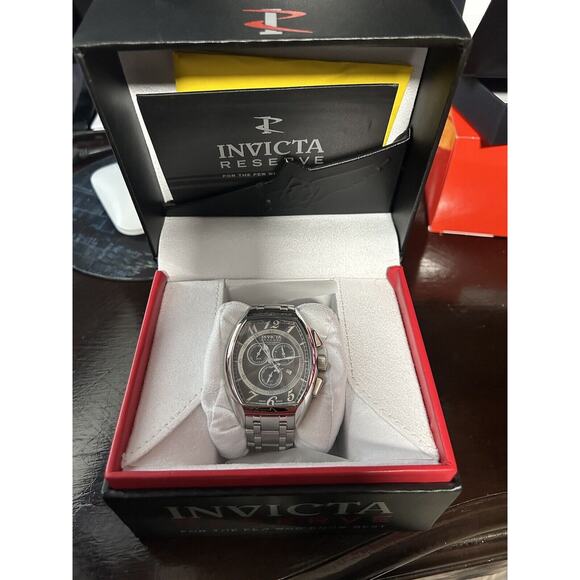 Mens Invicta Reserve Stainless Watch main image 4